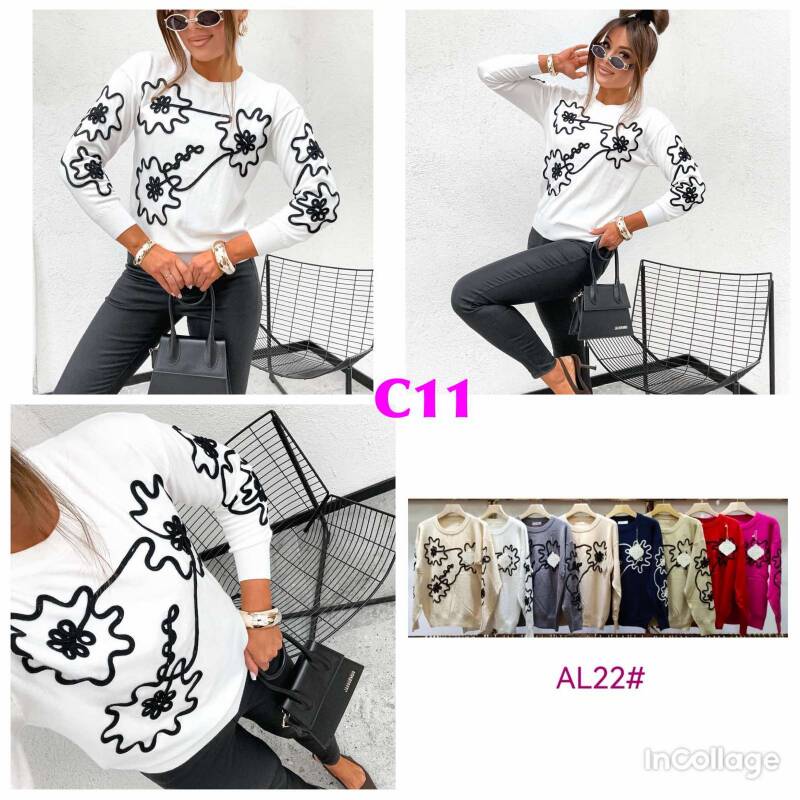 Bluzki damskie Roz L-3XL, Mix Kolor .Paczka 10 szt